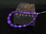 10x6-7x4MM Geniune Purple Ethiopian Opal Faceted Drops,Fire Opal ,Opal Teardrops...
