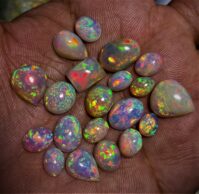 AAAA Quality Natural Ethiopian Opal Mix Shape Cabochons Wholesale Lot~...