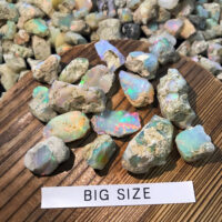 Ethiopian Opals Rough, Untreated Bigger Size Opals Rough AAAA, 15mm...