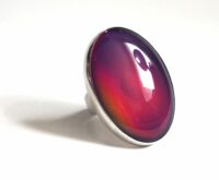 Extra Large Mood Ring in Sterling Silver