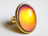 Golden Fountain of Youth - Mood Ring - 25x18 mm...