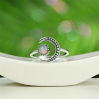 Gorgeous Rainbow Moonstone Ring - Silver, Gold or Rose Gold...