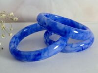 Jade bangle, blue Jade bangle bracelet, blue stone bracelet, Chinese...